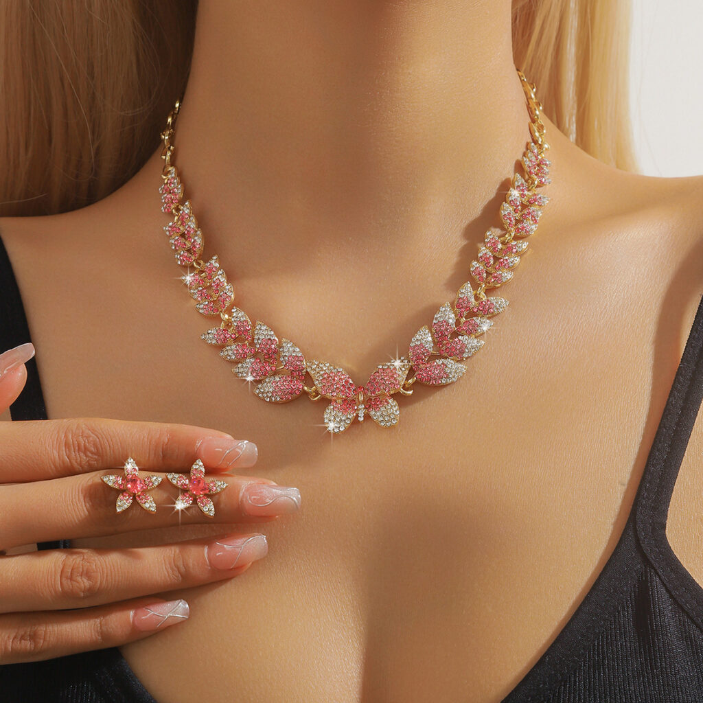 artificial diamond necklace